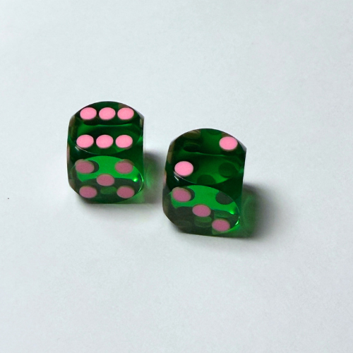 14.3mm Translucent Color Precision Dice Set