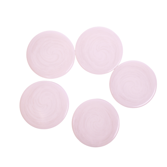 1.75" White Swirl Checker Set (15)