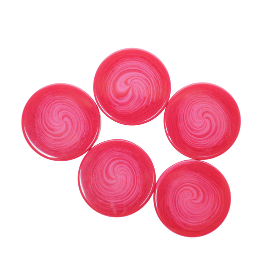 1.75" Pink Swirl Checker Set (15)