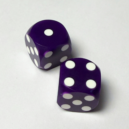 14.3mm Solid Color Precision Dice Set