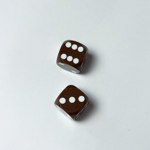 14.3mm Solid Color Precision Dice Set