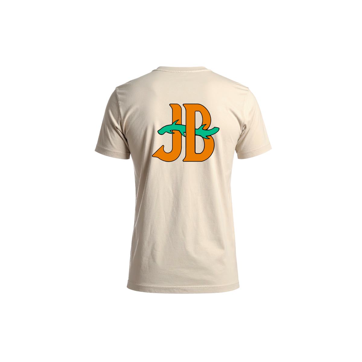 Joker Backgammon "JB" Short-sleeve T-shirt (Tan)
