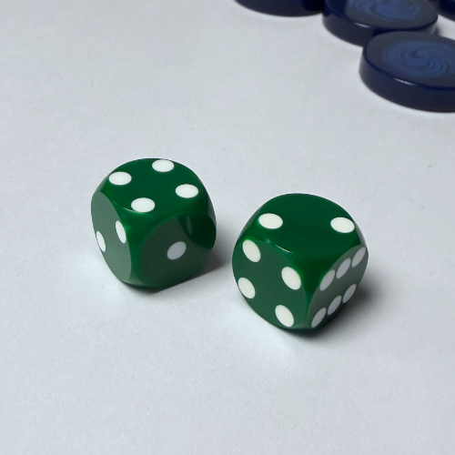 14.3mm Solid Color Precision Dice Set