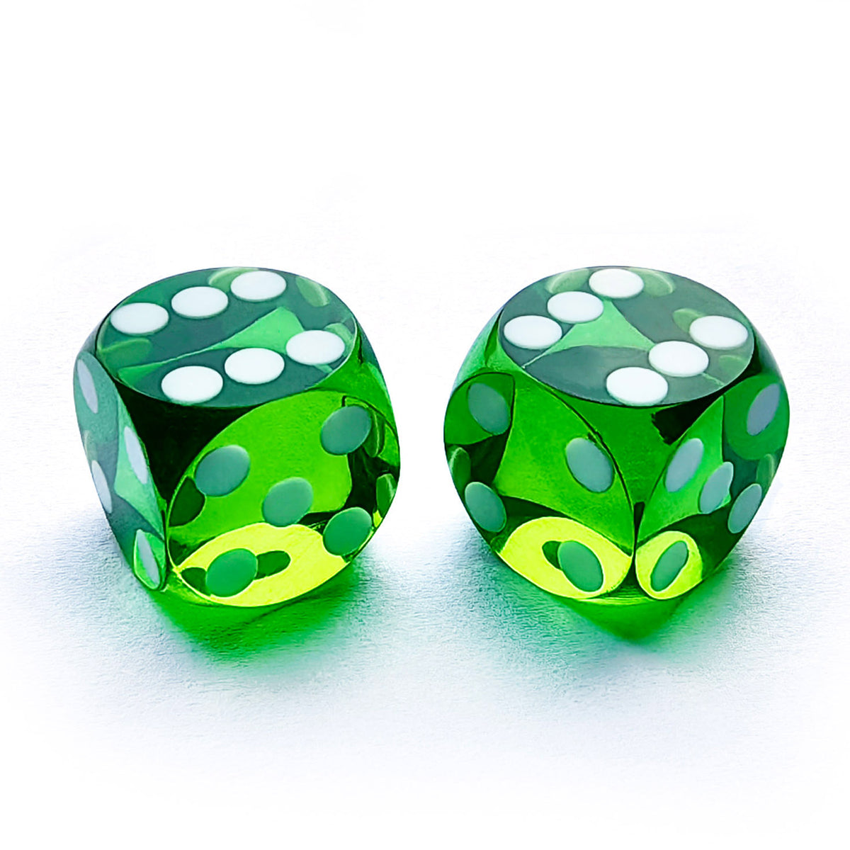 14.3mm Translucent Color Precision Dice Set