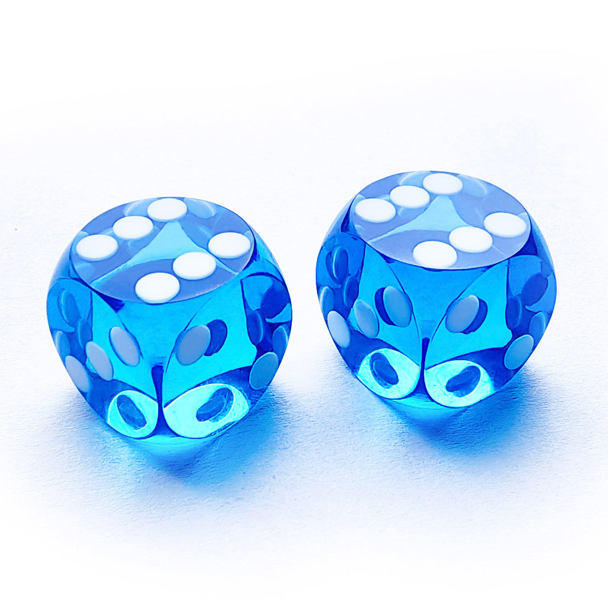 14.3mm Translucent Color Precision Dice Set